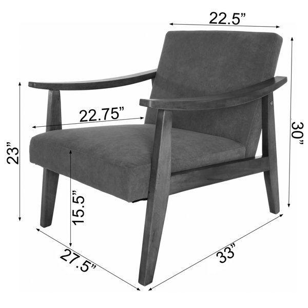 Oliver Decota 27.5'' Wide Armchair & Reviews Wayfair